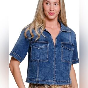 Tru Luxe denim shirt